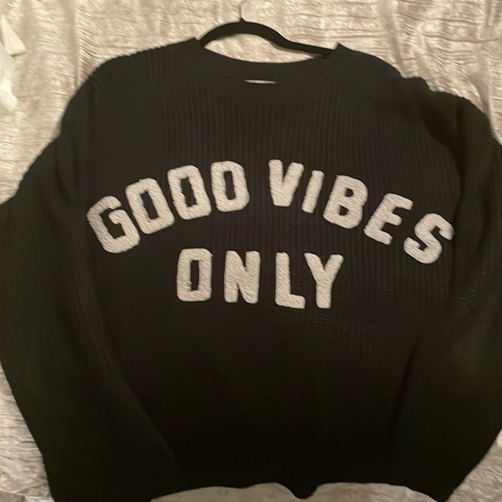 Oversized knitted sweater